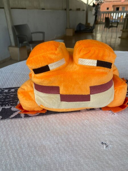 Peluche grenouille pixelisée