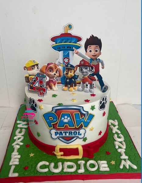 Boys cartoon character birthday cake