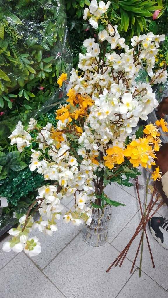 10 TIGES Fleurs Artificielles