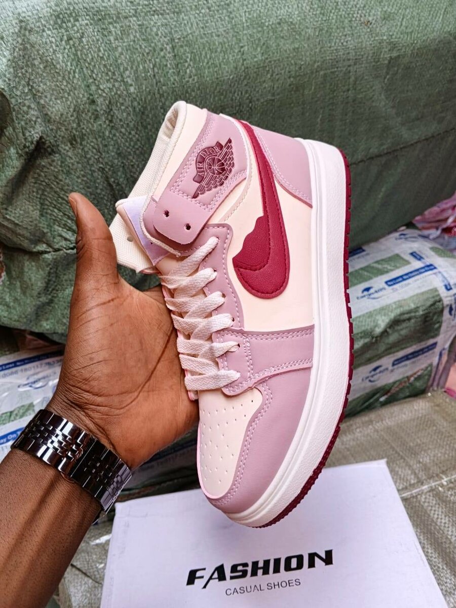 Baskets Hautes Modes Roses