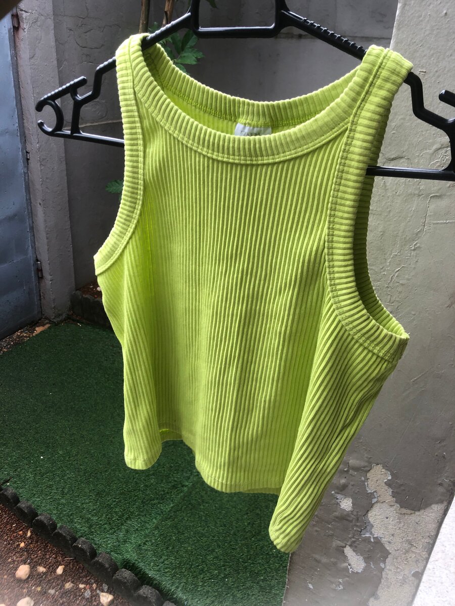 Débardeur Jaune Fluo Femme