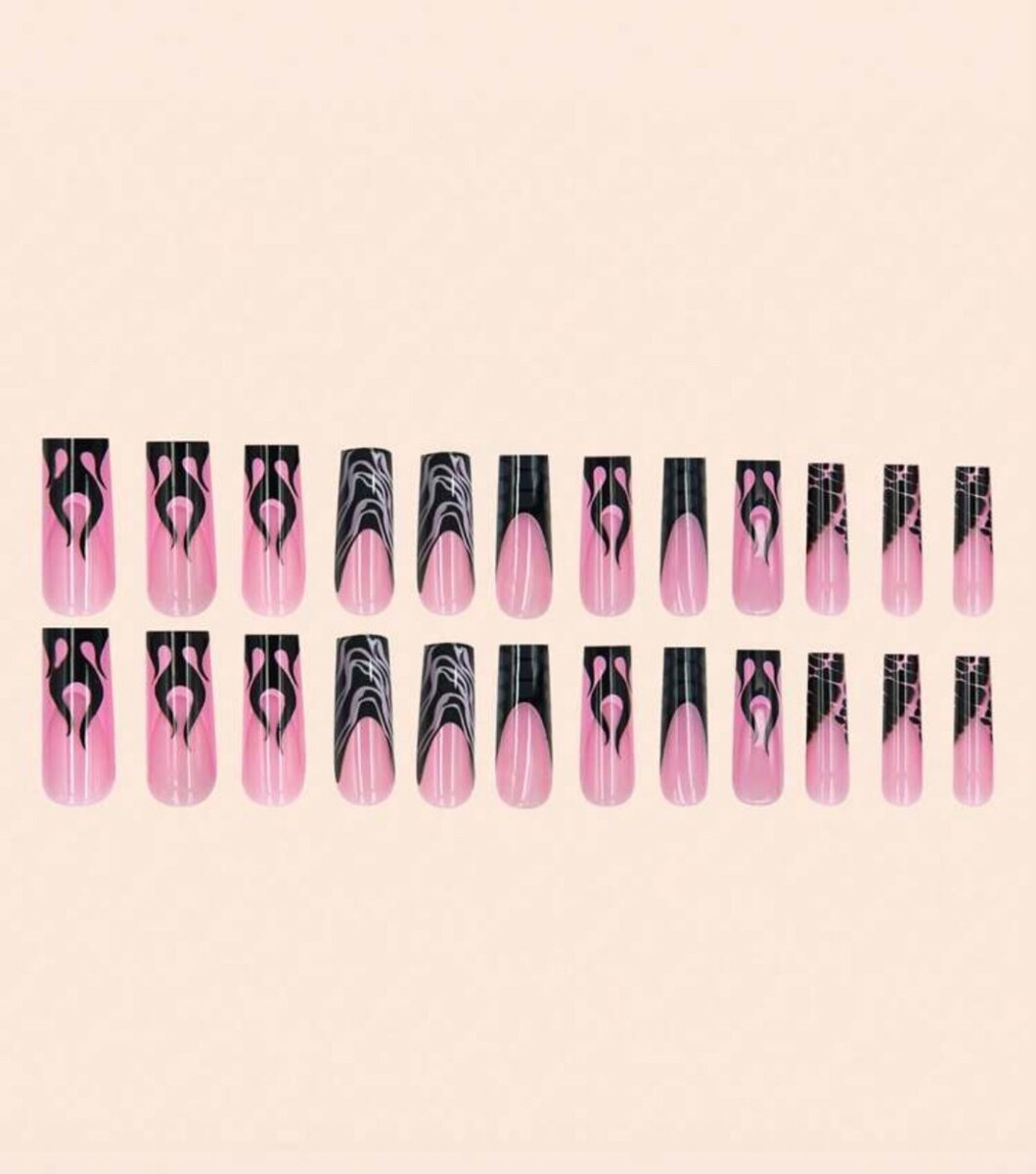 Ongles Press-Ons Chic Rose