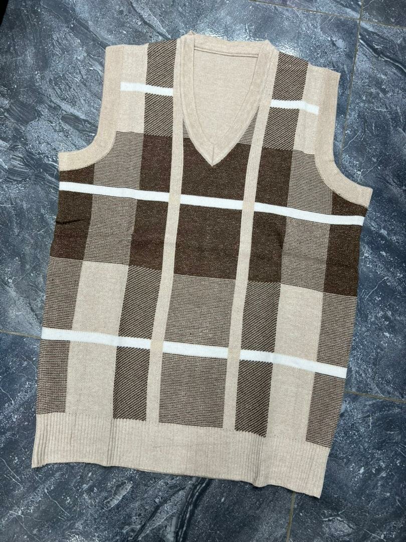 Men's Patterned Knit Vests
