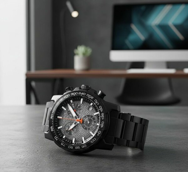 Montre chronographe élégante