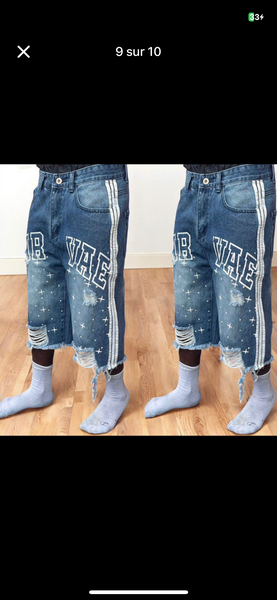 Shorts en jean décontractés