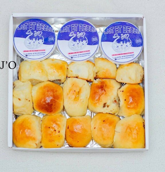 Kits pains fourré avec lait