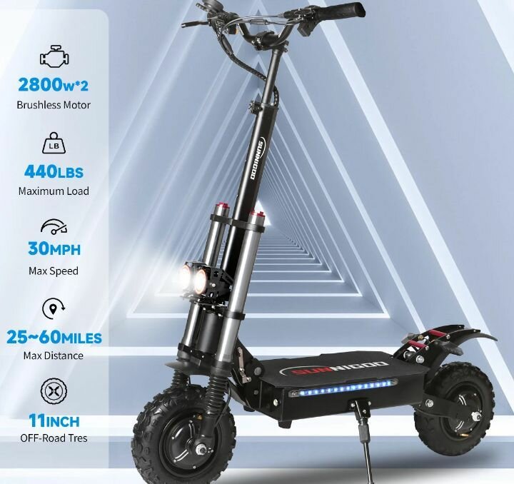 Trottinette Électrique Puissante 2800W