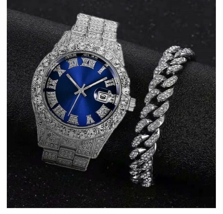 Montre couleurs diamants