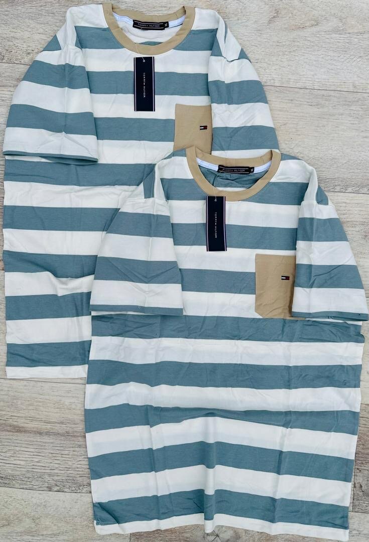 Lot de t-shirts à rayures