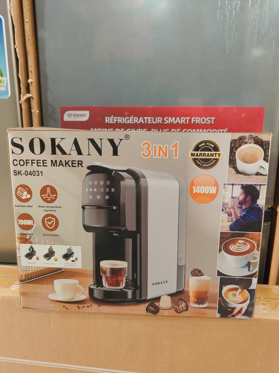 Cafetière SOKANY 3 en 1