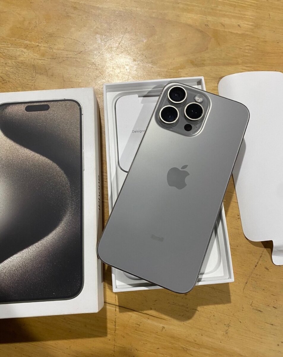 iPhone 15pro max opened box