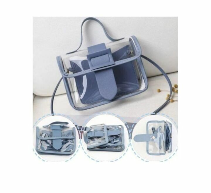 Sac bandoulière transparent élégant