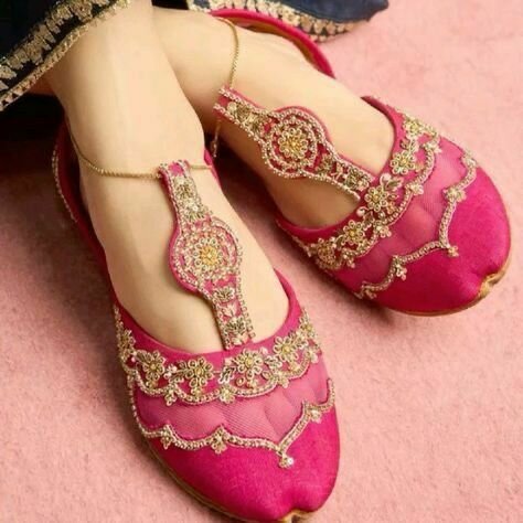 Khussa shoking pink