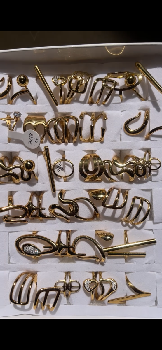 Bagues en or élégantes