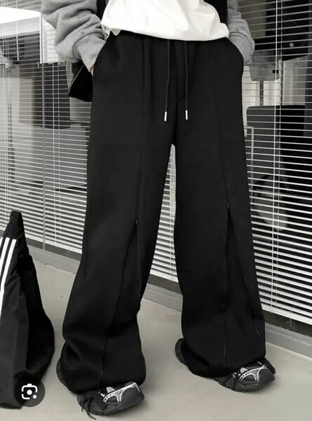 Pantalon large style urbain