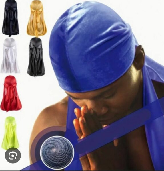 Durag en satin multicolore