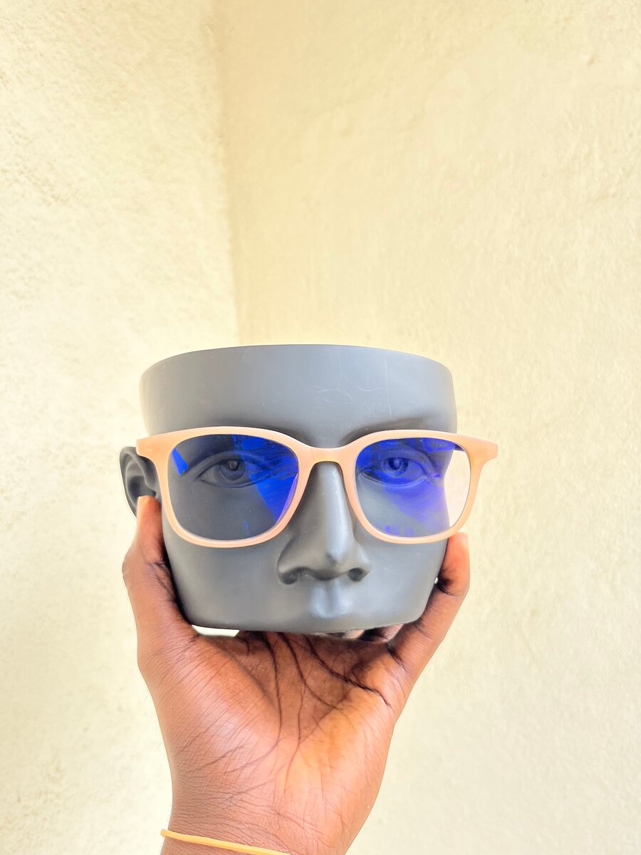 Cache-pot visages moderne