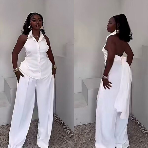 Ensemble élégant pantalon et haut