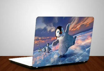 penguin Laptop Back Skin Sticker-Laptop Back Skin-Laptop Skin Vinyl Sticker Decal, 13 13.3 14.6 15 15.4 15.6 inch Laptop Skin Sticker Cover For All Laptops