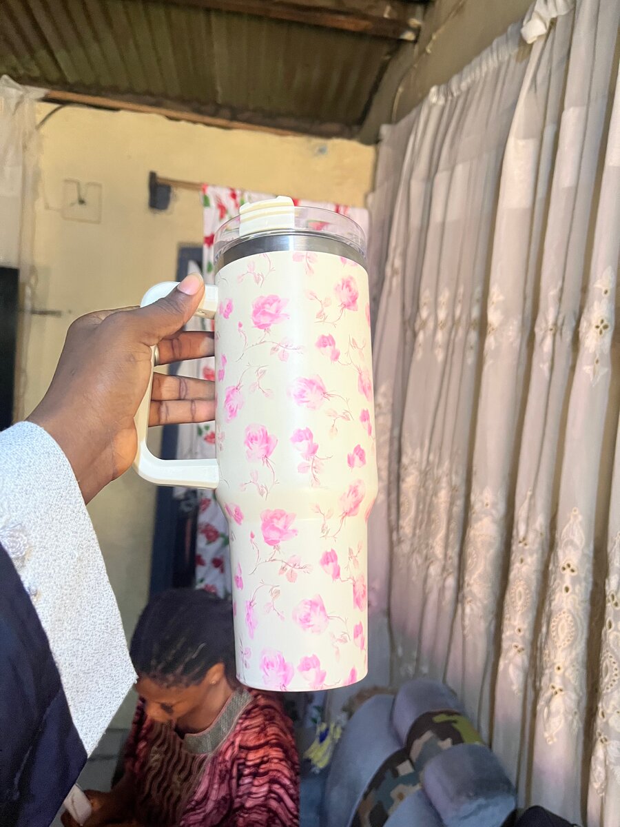 Tasse Thermo Fleurie