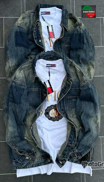 Veste en jean classique