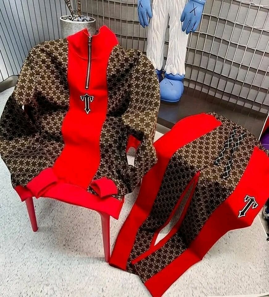 Veste et pantalon à motif tendance