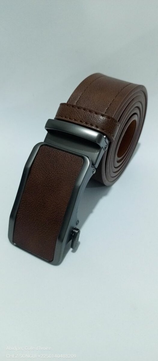 Ceinture en cuir homme élégante
