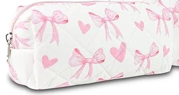 Trousse maquillage motifs nœuds