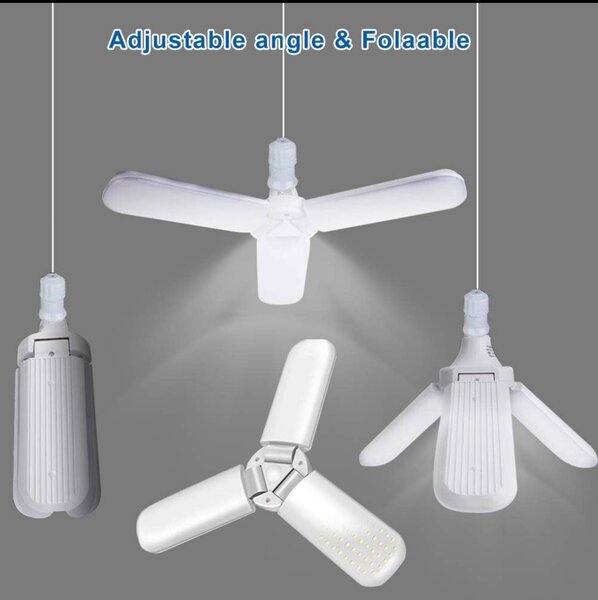 Ampoule Led Sous Forme De Ventilateur Très Puissant