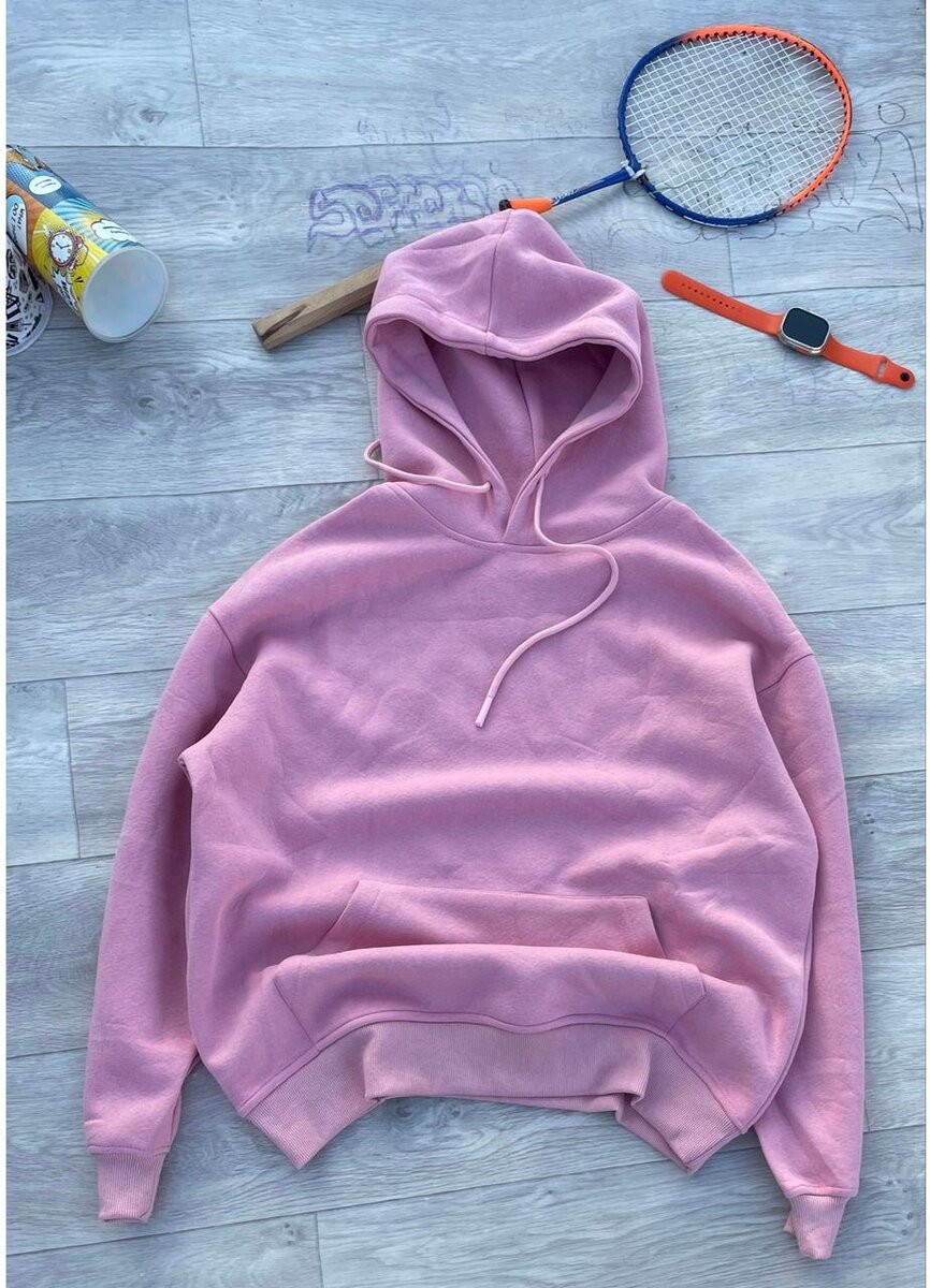 Sweat à Capuche Rose Doux