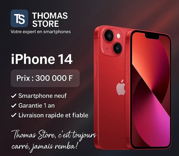 iPhone 14 Neuf Rouge