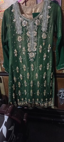 Hand embroidered suit