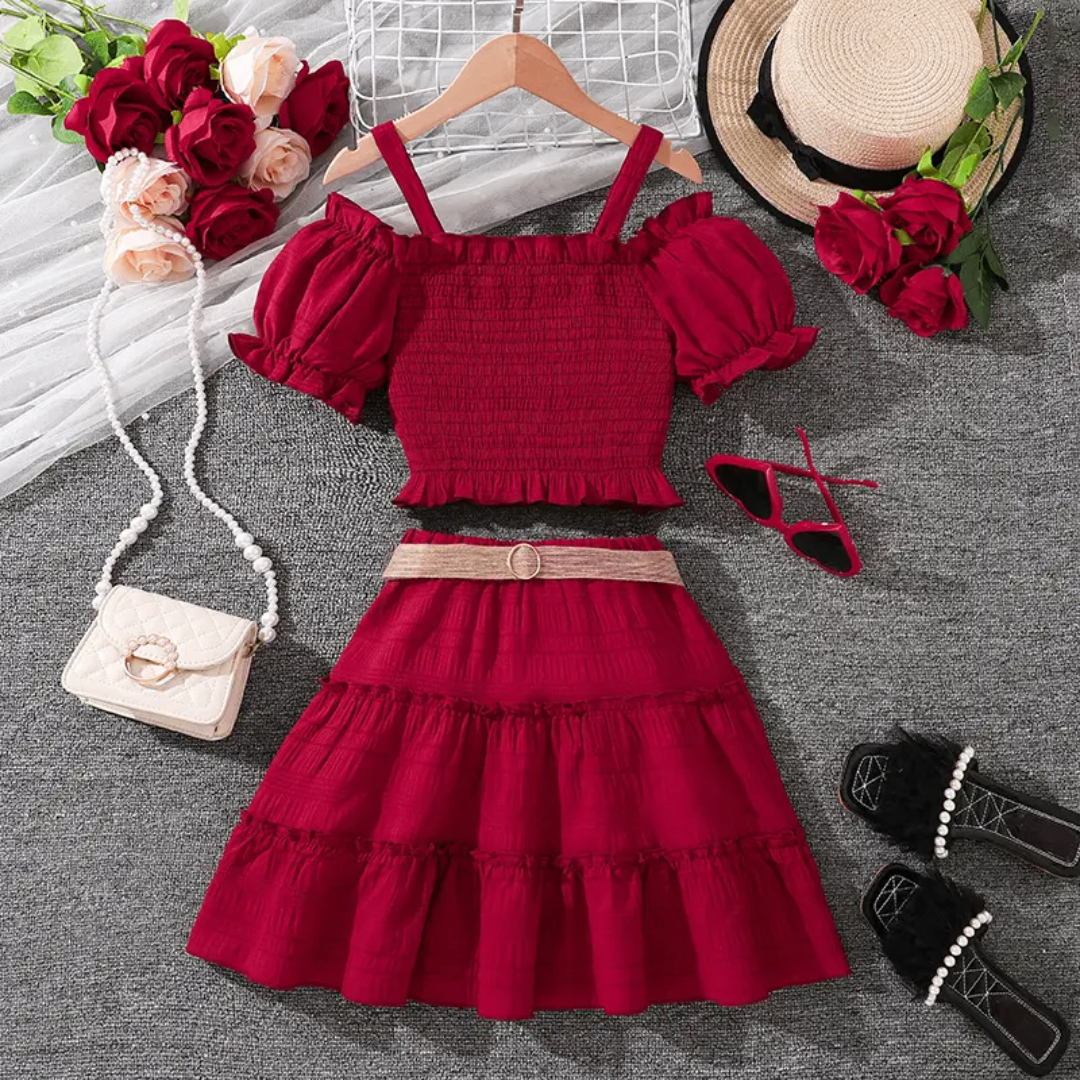 Ensemble d'été chic pour filles