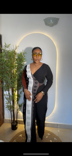 Combinaison élégante asymétrique