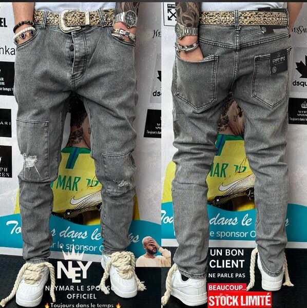 Jean Slim Homme Décontracté