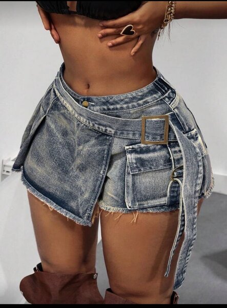 Short en jean pour femme