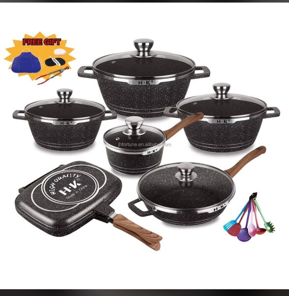23pcs nonstick cookware set