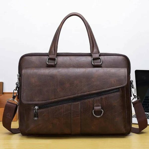 Sacoche en cuir pour ordinateur