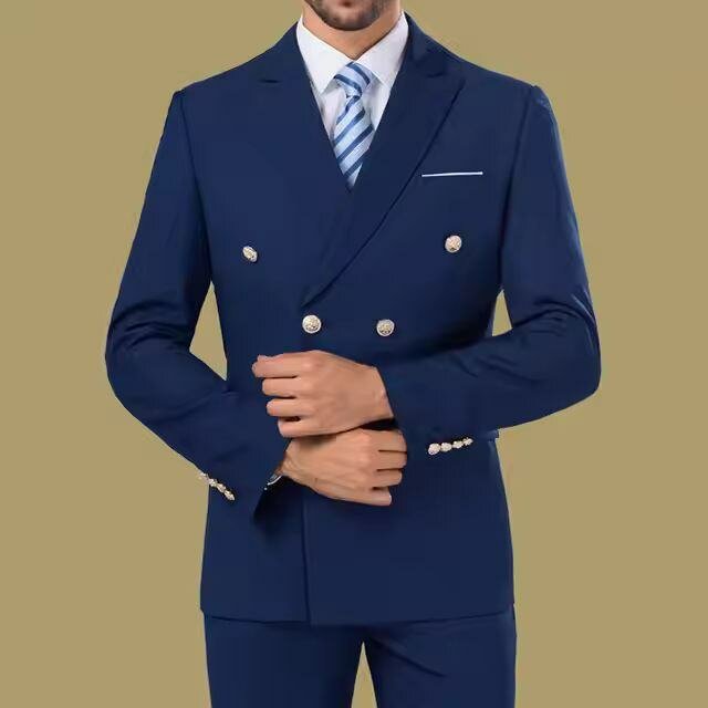 Men's suit double breasted