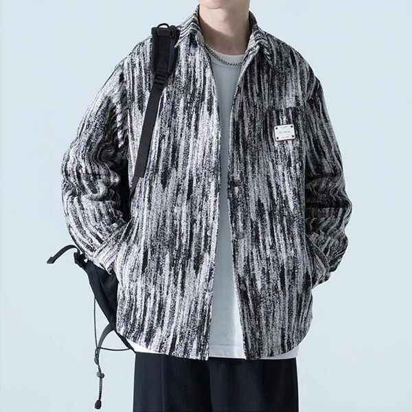 Chemise homme motif moderne