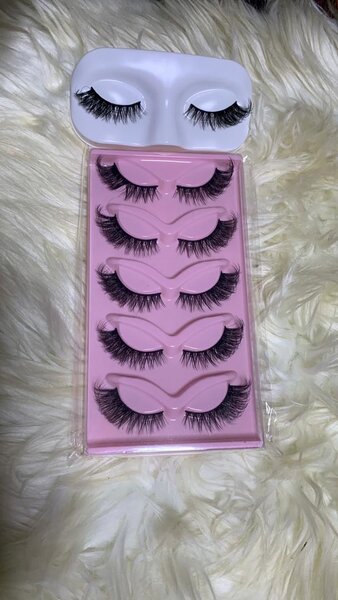 Cils postiches faux 5 paires