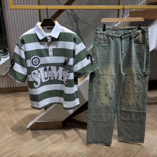 Jeans tendance avec motifs