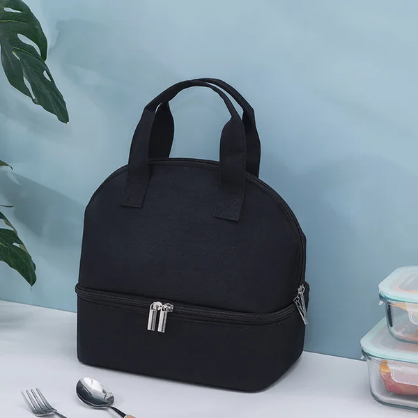 Double layer lunch bag