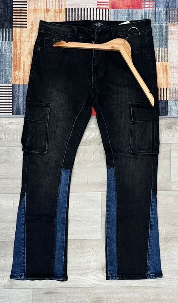 Jean cargo tendance pour hommes