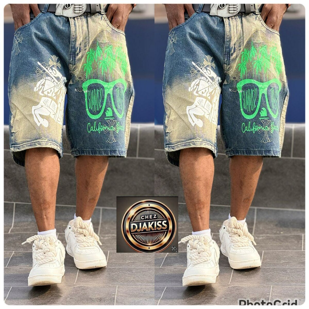 Shorts en jean tendance homme