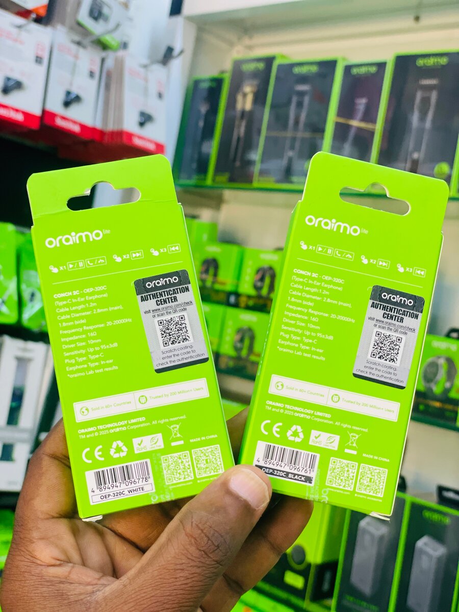 Écouteurs Oraimo Type-C