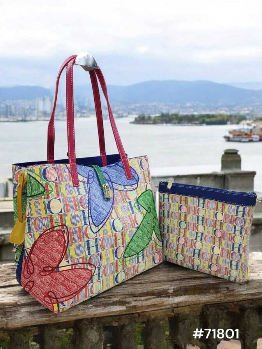 Sac cabas CHCH imprimé