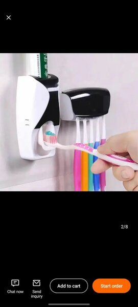 TOOTHBRUSH HOLDER AND DISPENSER