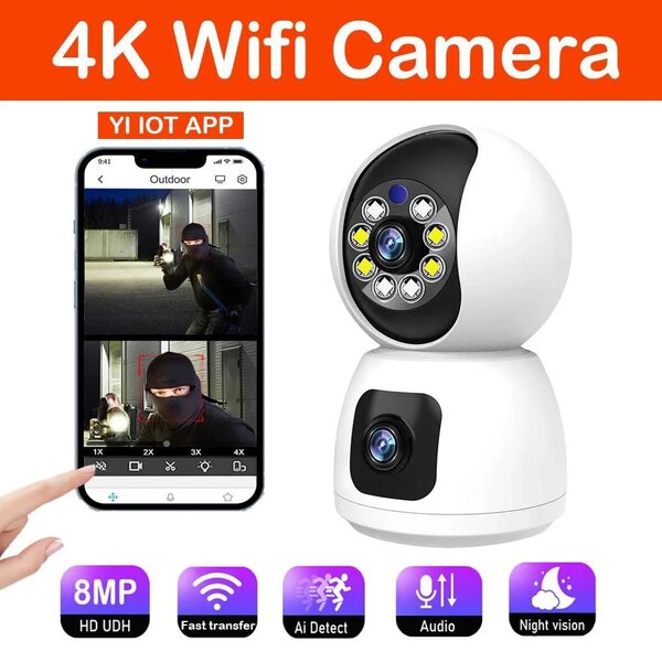 Caméra de sécurité 4K WiFi