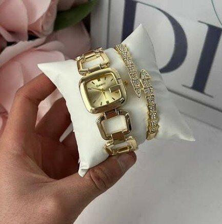 Комплект часы+браслет